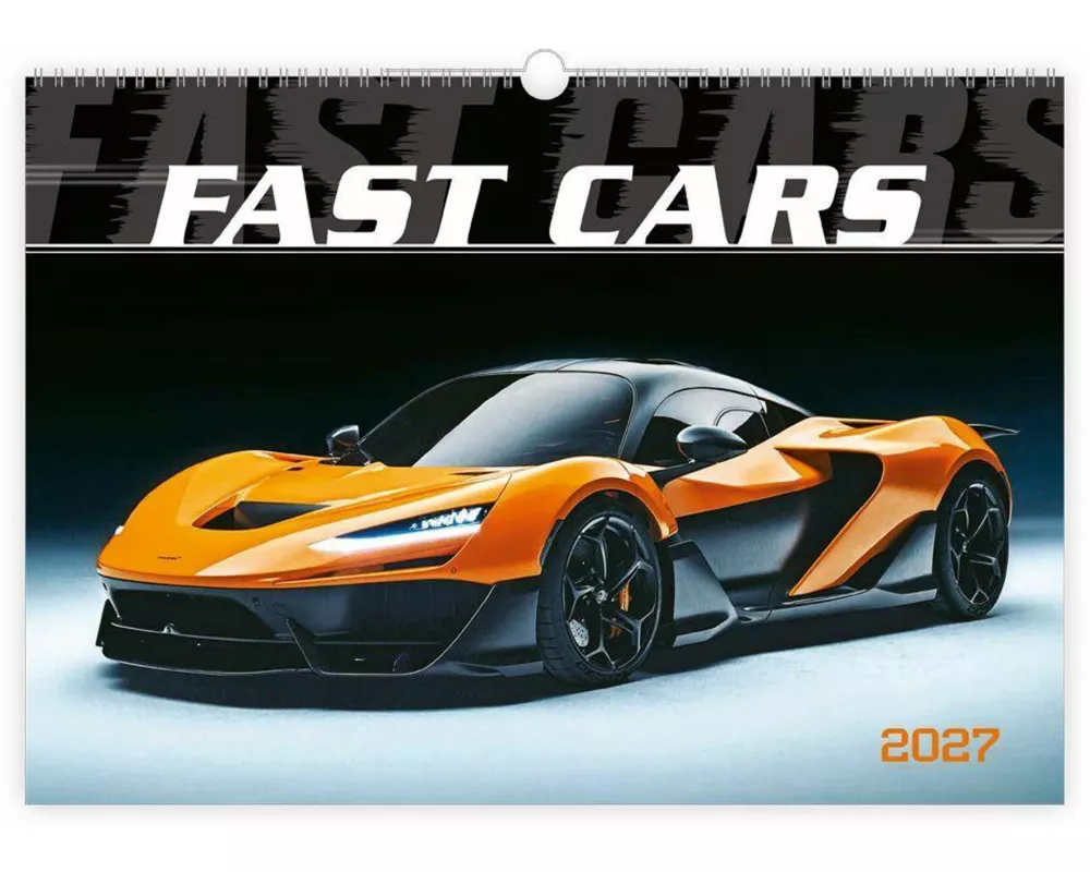 TRÖTSCH - Wandkalender Technikkalender Fast Cars 2027