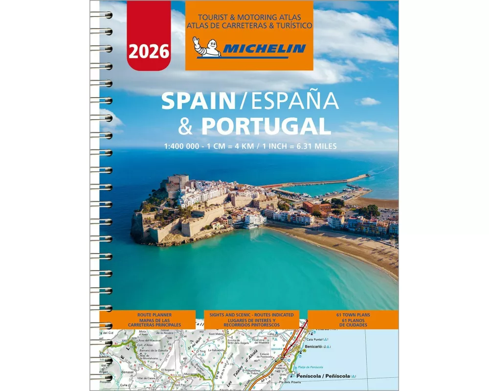 Michelin Straßenatlas Spanien & Portugal mit Spiralbindung