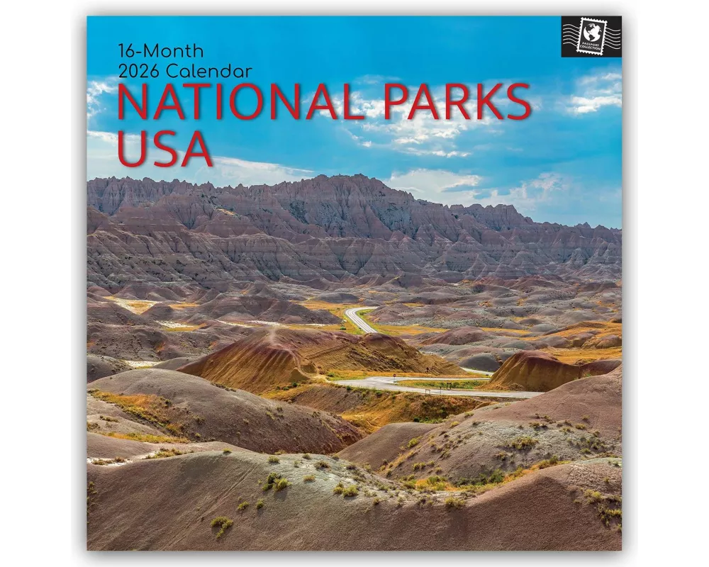 National Parks USA 2026 - 16-Monatskalender