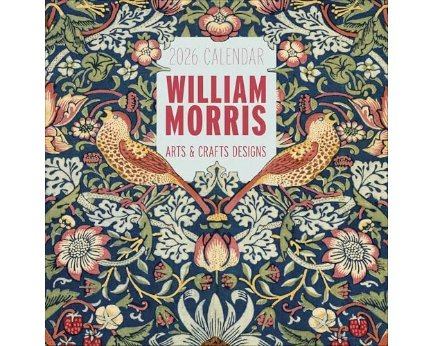 William Morris: Arts & Crafts Designs 2026 Wall Calendar