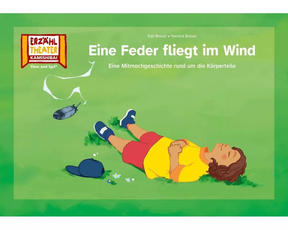 Eine Feder fliegt im Wind / Kamishibai Bildkarten
