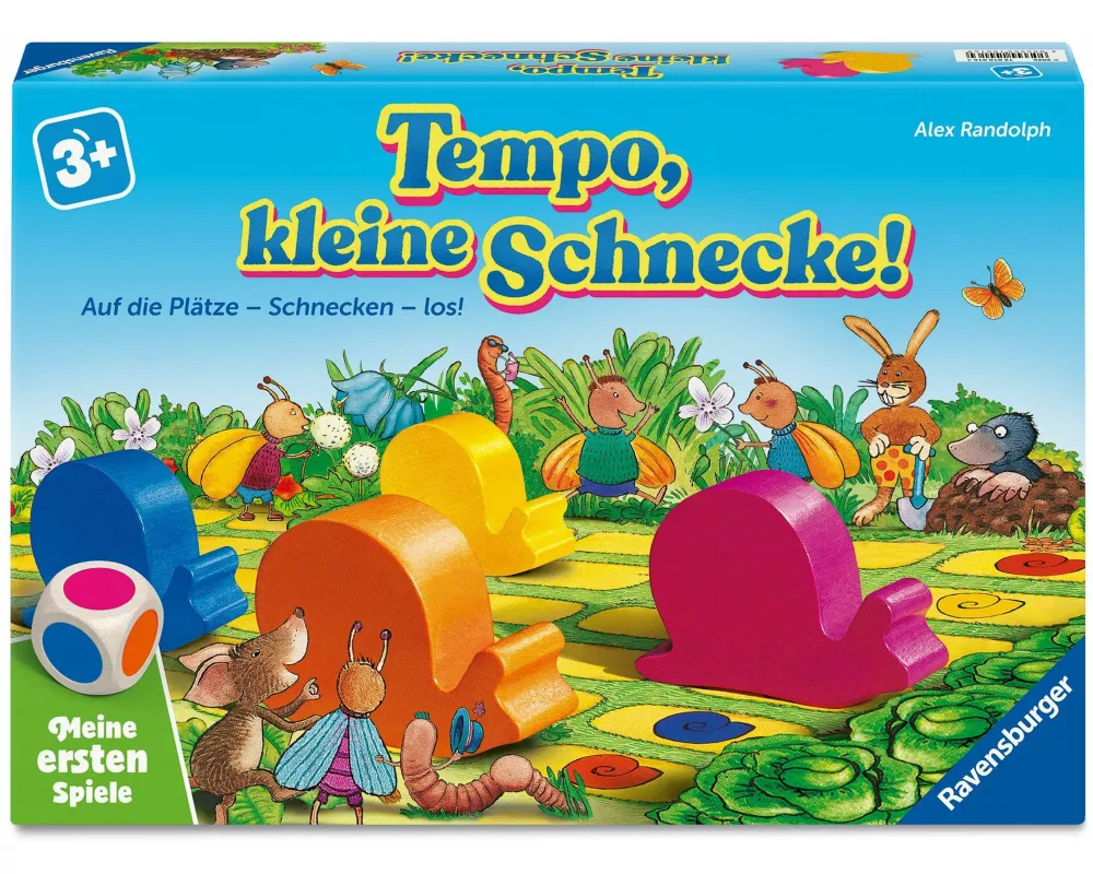 Tempo, kleine Schnecke! - Kinderspiel ab 3 Jahre