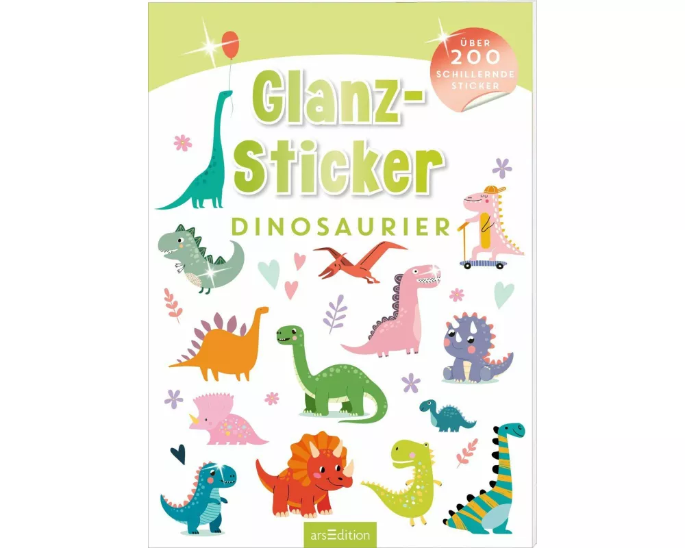 Glanz-Sticker – Dinosaurier