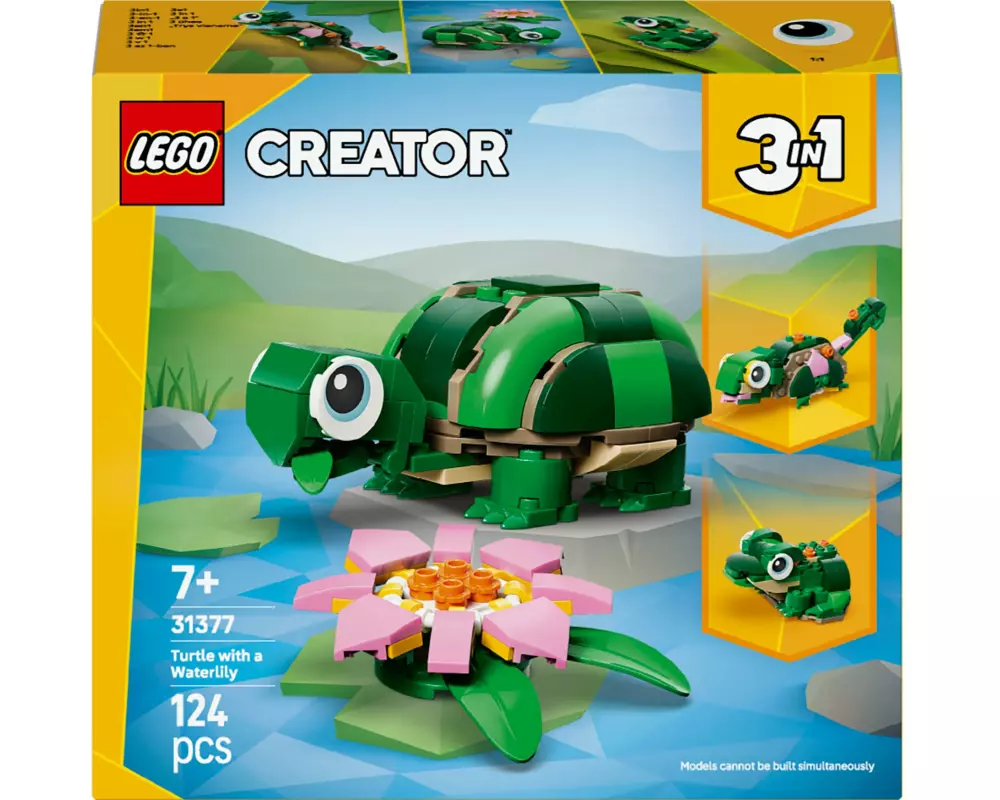 LEGO Creator Schildkröte mit Seerose 31377