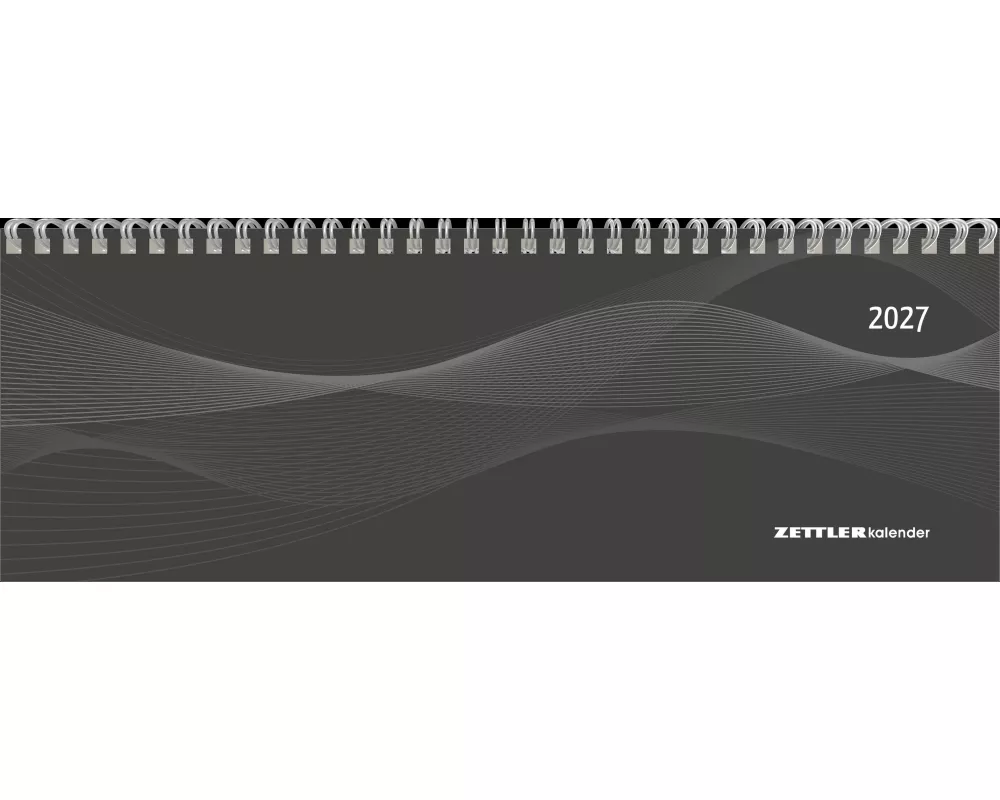 Tisch-Querkalender Profi schwarz 2027