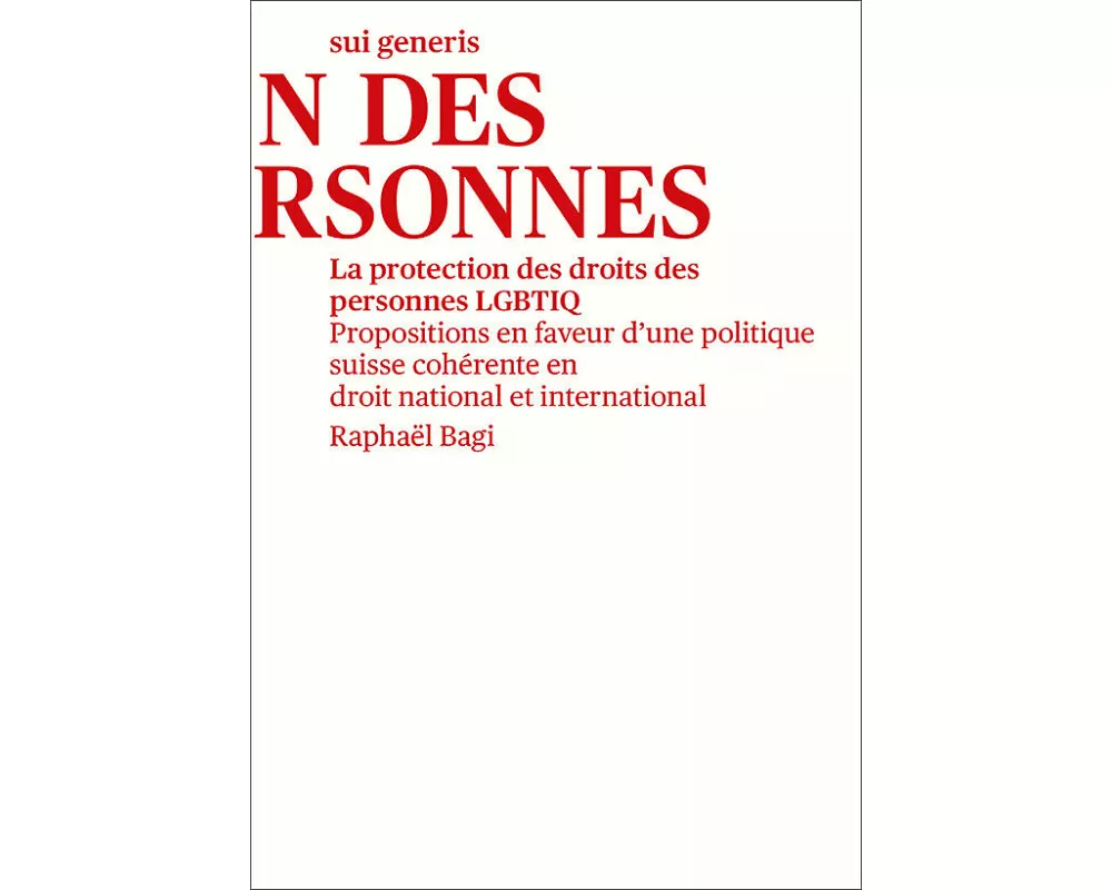 La protection des droits des personnes LGBTIQ