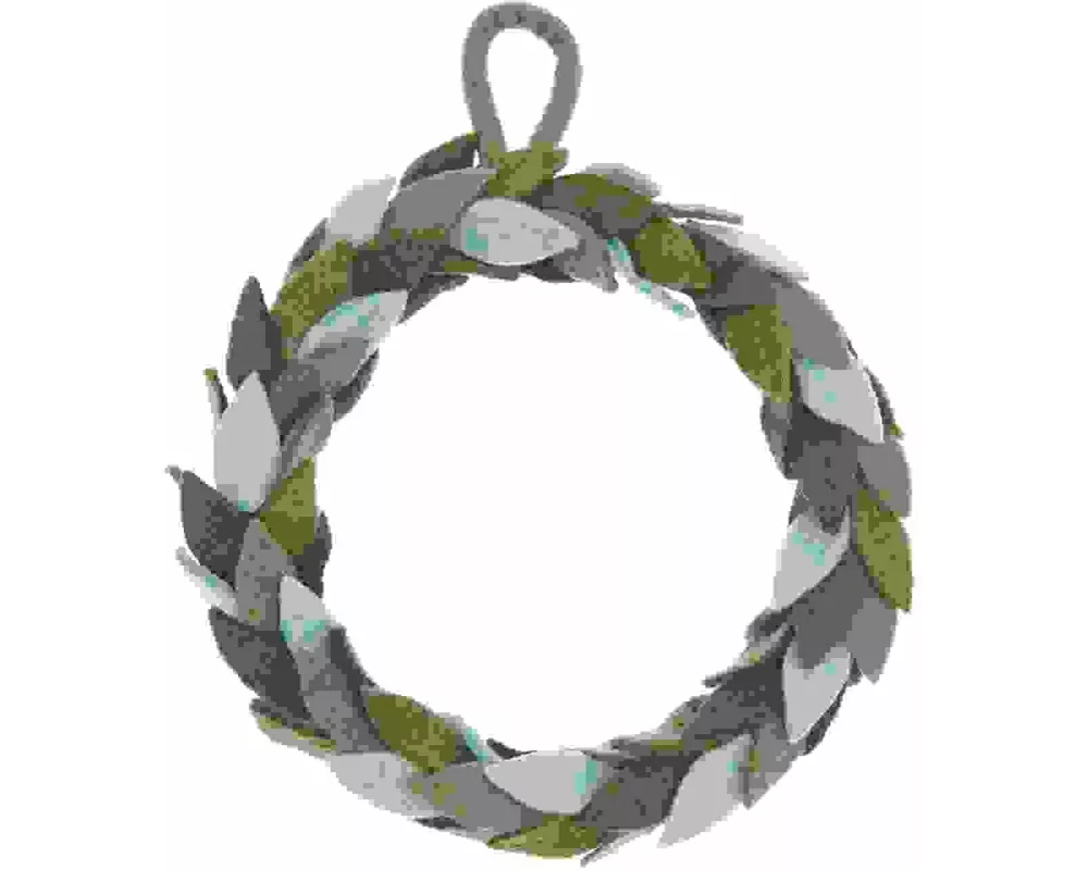 Blätterkranz, Grüntöne