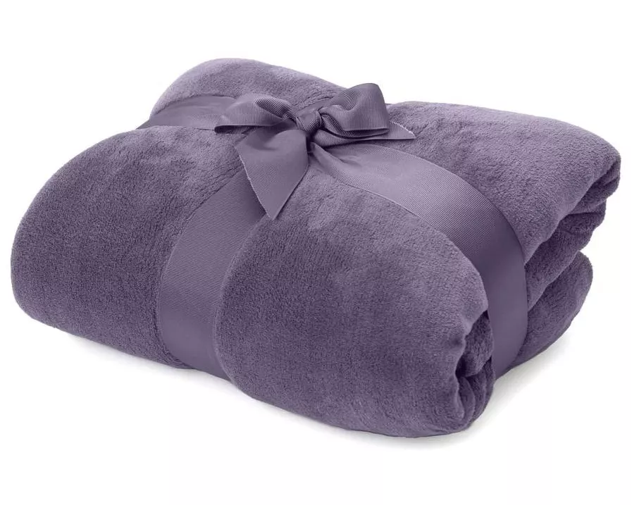 Lumaland Kuscheldecke Lila 240 x 220 cm