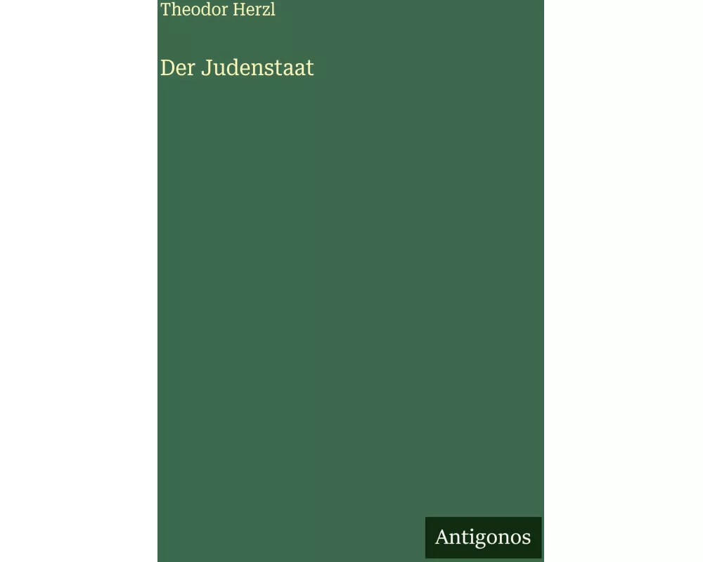 Der Judenstaat