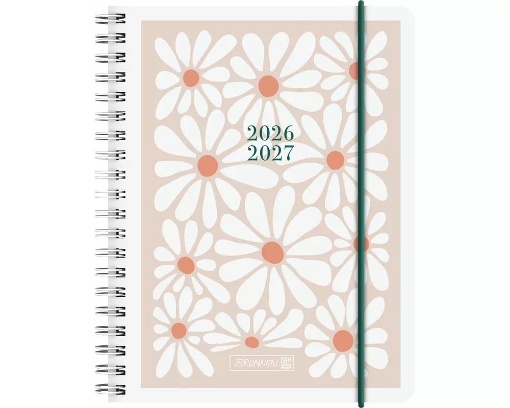 Schülerkalender 2026/2027 "Daisy" | A6, Kunststoff