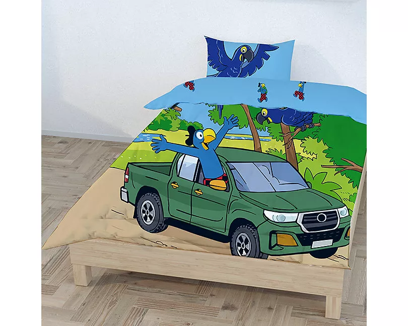 Globi Bettwäsche Papagei