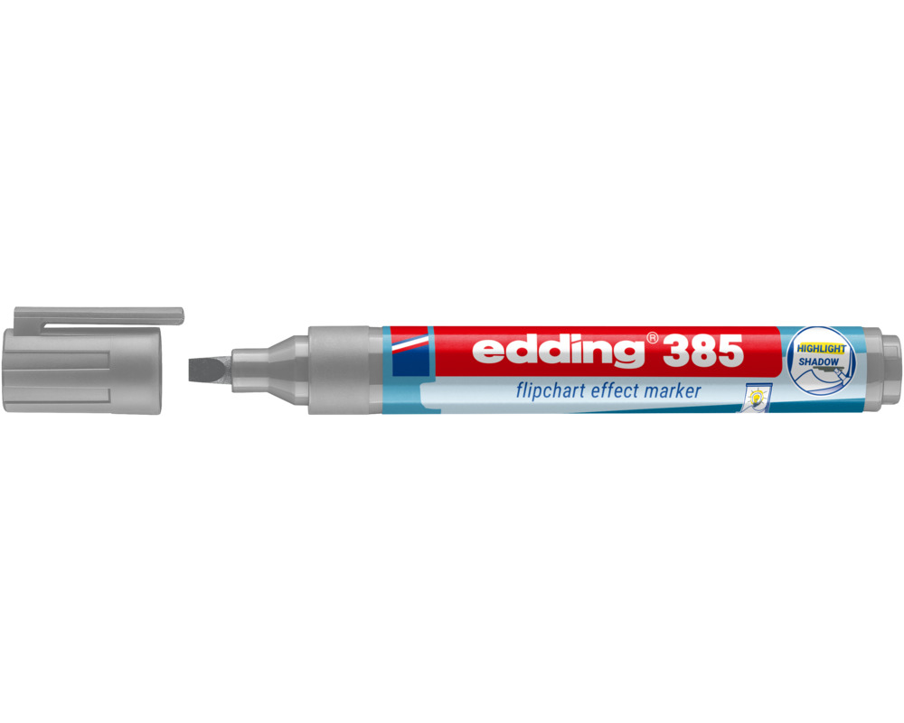 edding Flipchart-Marker 385 Silbergrau