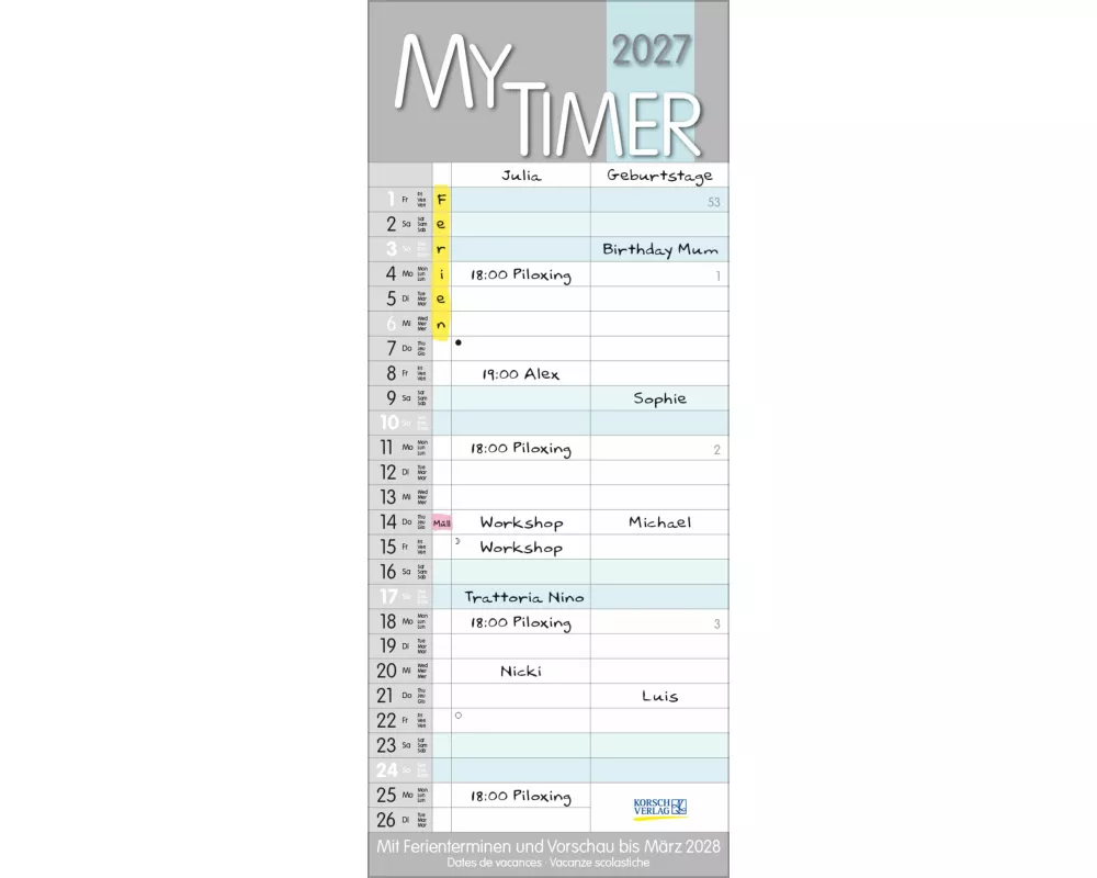 My Timer 2027