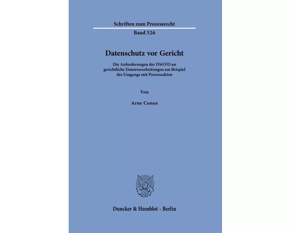 Datenschutz vor Gericht
