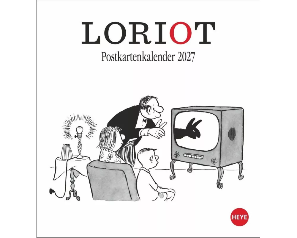 Loriot Postkartenkalender 2027