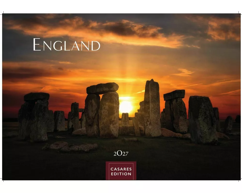 England Kalender 2027 - Wandkalender | Fotokalender England 35x50cm Grosses Format - Atemberaubende Fotos von bekannten Sehenswürdigkeiten und Naturwu