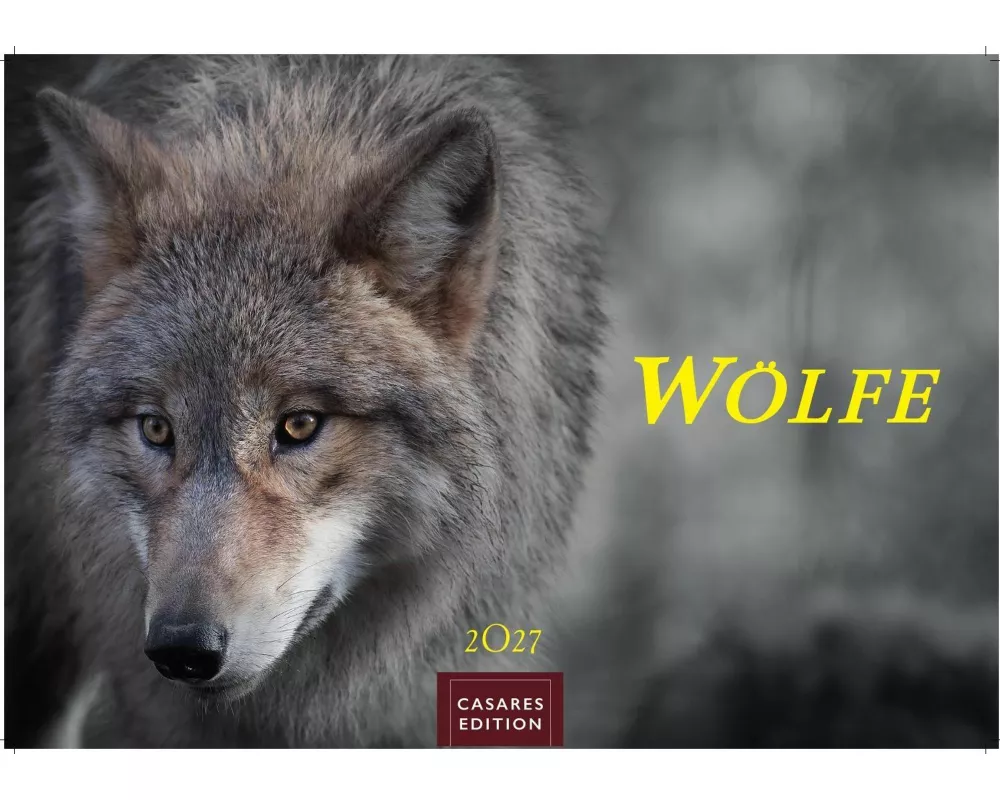 Wölfe Kalender 2027 - Wandkalender | Fotokalender Tierkalender 24x35cm - . mit faszinierenden Wolf-Motiven