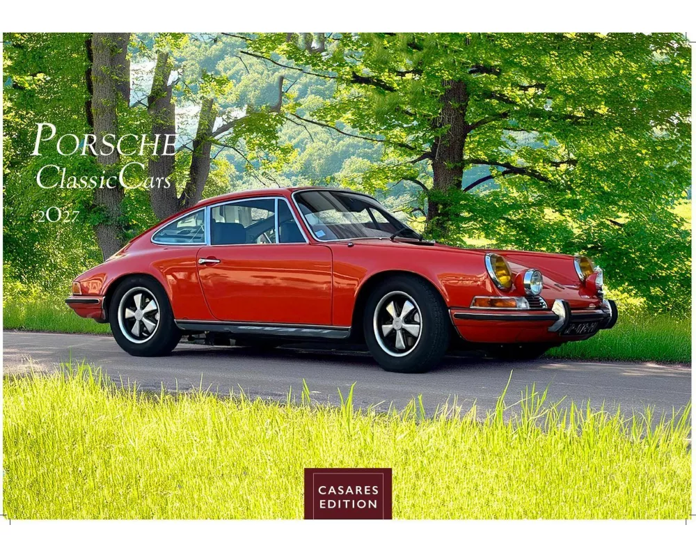 Porsche Classic Cars Kalender 2027 - Wandkalender | Fotokalender Oldtimer 35x50cm Großformat- Porsche Oldtimer - Zeitloser klassischer Luxus