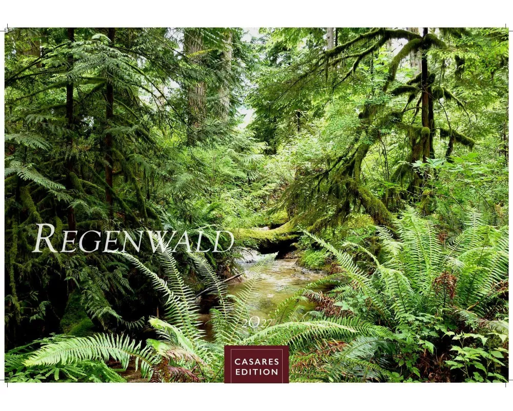 Regenwald Kalender 2027 - Wandkalender | Fotokalender Naturkalender 24x35cm | Wunderschöne Fotos tropischer Wälder und Landschaften