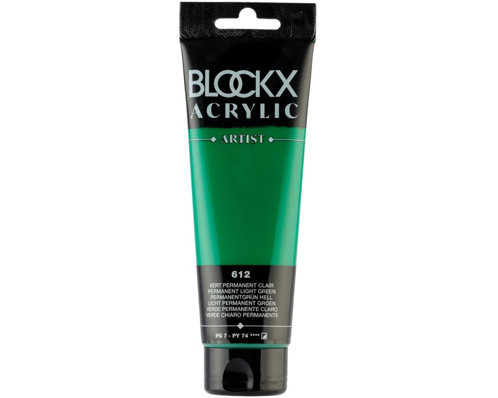 BLOCKX Acrylfarbe 120ml 60612BXC permanentgrün hell
