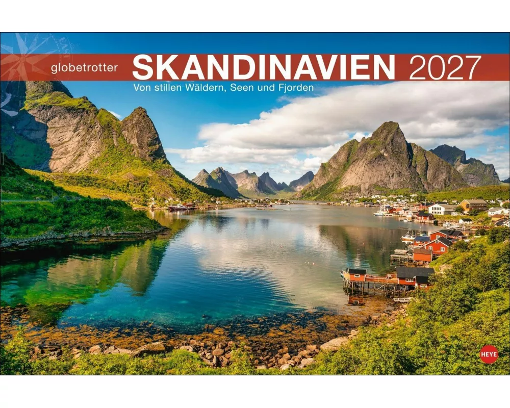 Skandinavien Globetrotter Kalender 2027 - Von stillen Wäldern, Seen und Fjorden