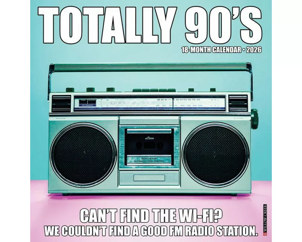 Totally 90s 2026 Wall Calendar