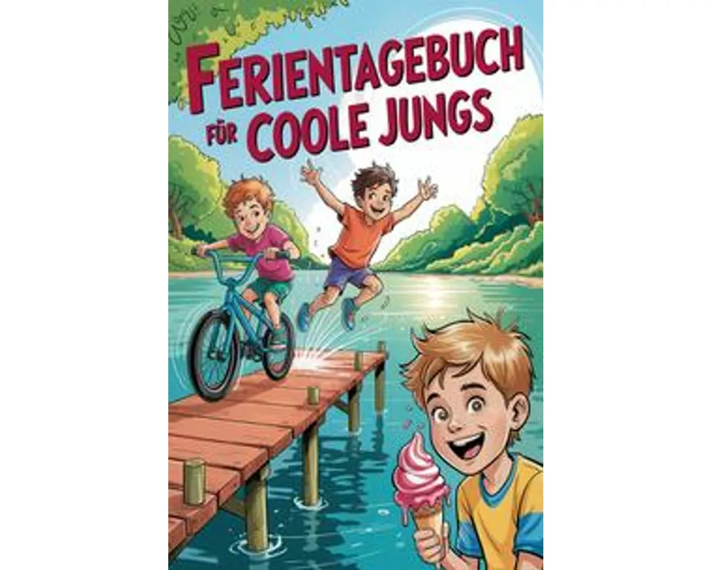 Ferientagebuch für coole Jungs - für Reise, Urlaub und Ferien zu Hause