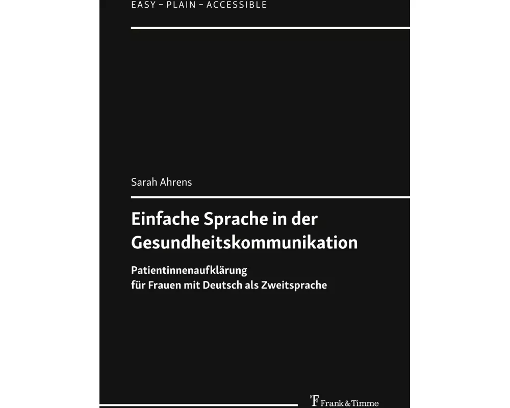 Einfache Sprache in der Gesundheitskommunikation