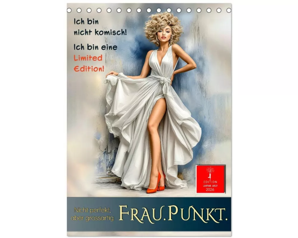 FRAU.PUNKT. (Tischkalender 2026 DIN A5 hoch), CALVENDO Monatskalender
