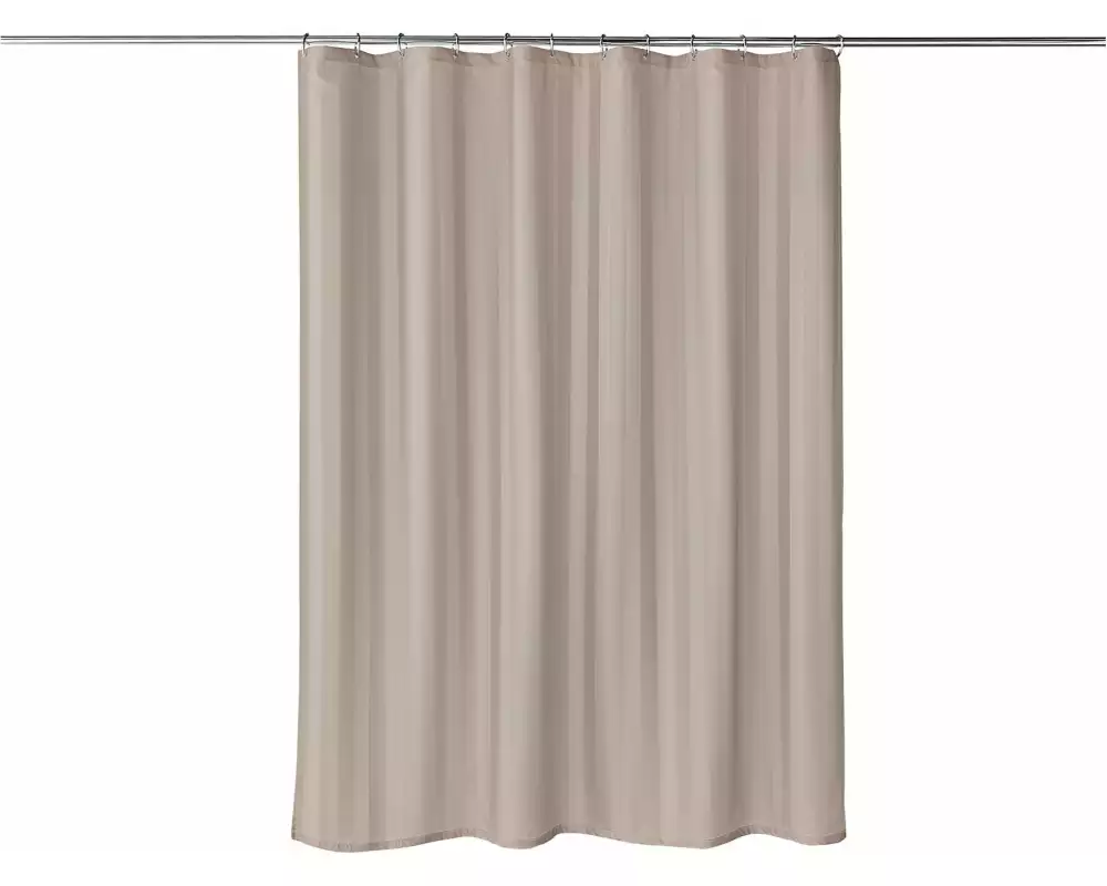 Kleine Wolke Duschvorhang Stripia 180 x 200 cm, Beige