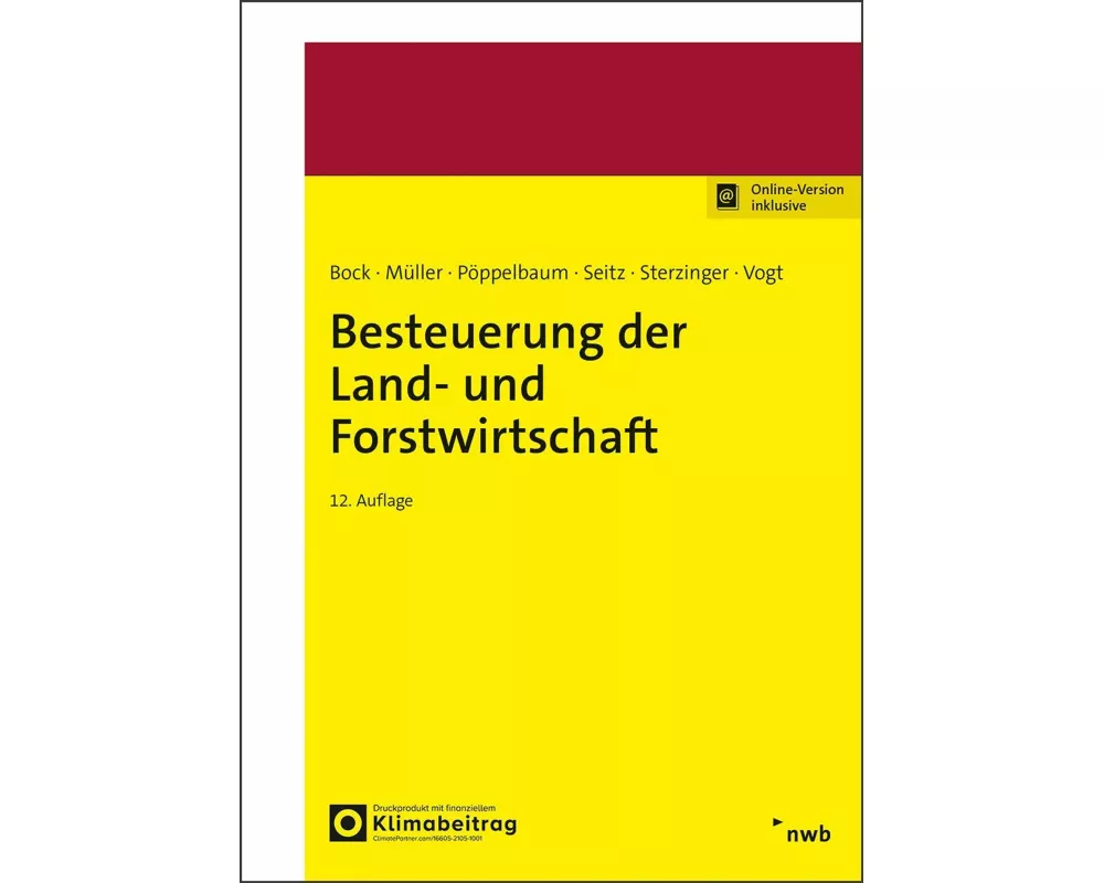 Besteuerung der Land- und Forstwirtschaft