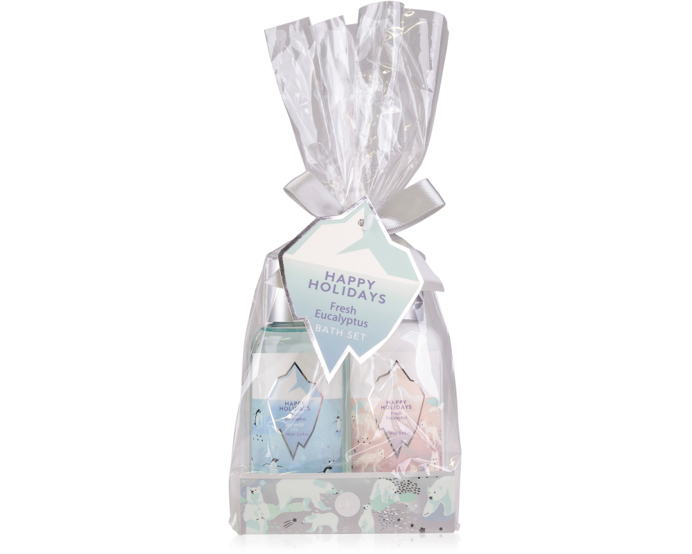 ROOST Badeset Happy Holidays 6054260 Duschgel, Bodylotion 100ml