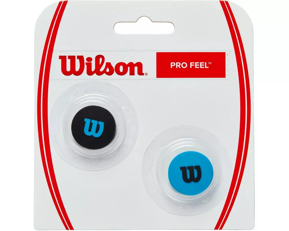Wilson Dämpfer Pro Feel Ultra 2er-Pack, Blau/Schwarz