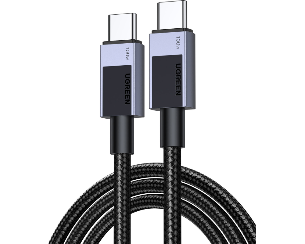 UGREEN Cable USB-C to USB-C, 100W 35985 PD,0.5m,Fast Charging,Gray