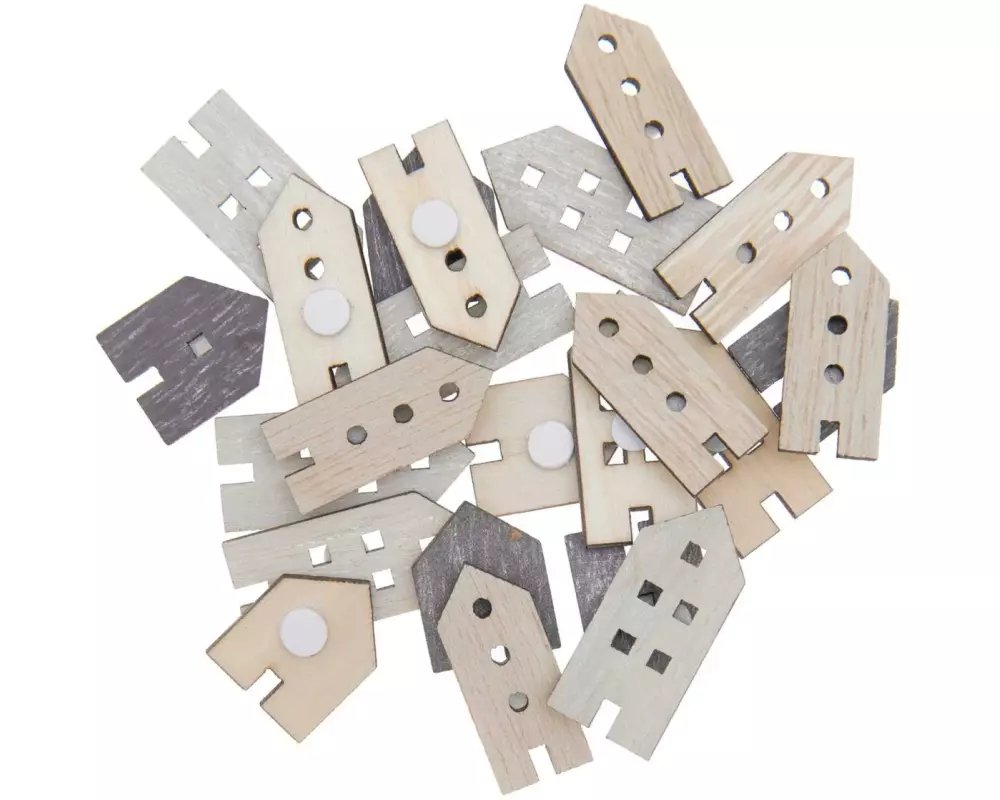 Rico Design Motivsticker Hafenstadt 24 Stück Nature