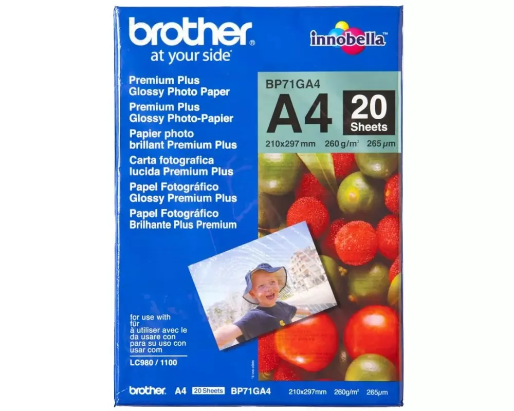 Brother Fotopapier A4 260 g/m² 20 Stück