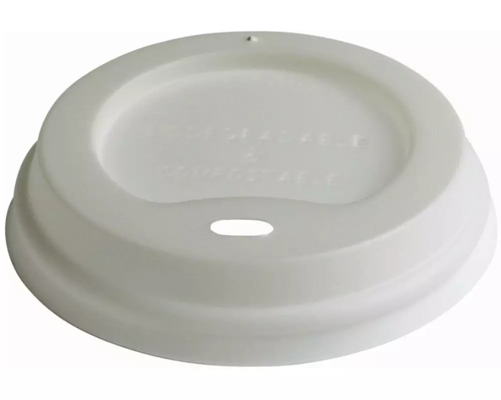 Haushaltsware Deckel zu 180 ml Kaffeebecher, 50 Stück, Weiss