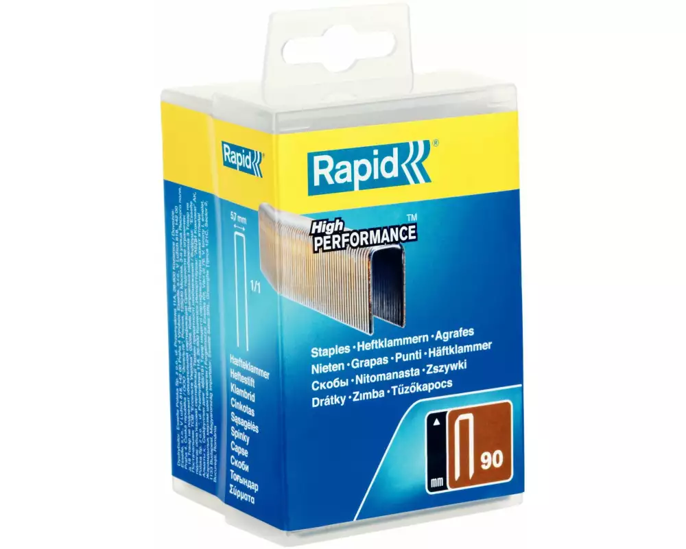 Rapid Schmalrückenklammer Typ 90, 30 mm, 3000 Stück