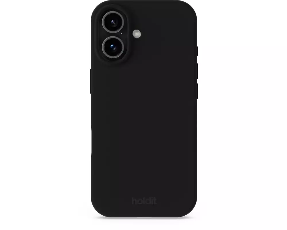 Holdit Back Cover Silicone iPhone 17 Schwarz