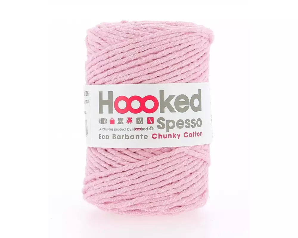 Hoooked Wolle Spesso Chunky Makramee Rope 500 g Rosa