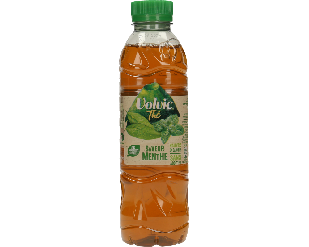 VOLVIC Grüntee Pfefferminz, Pet 129400000159 50 cl, 6 Stk.