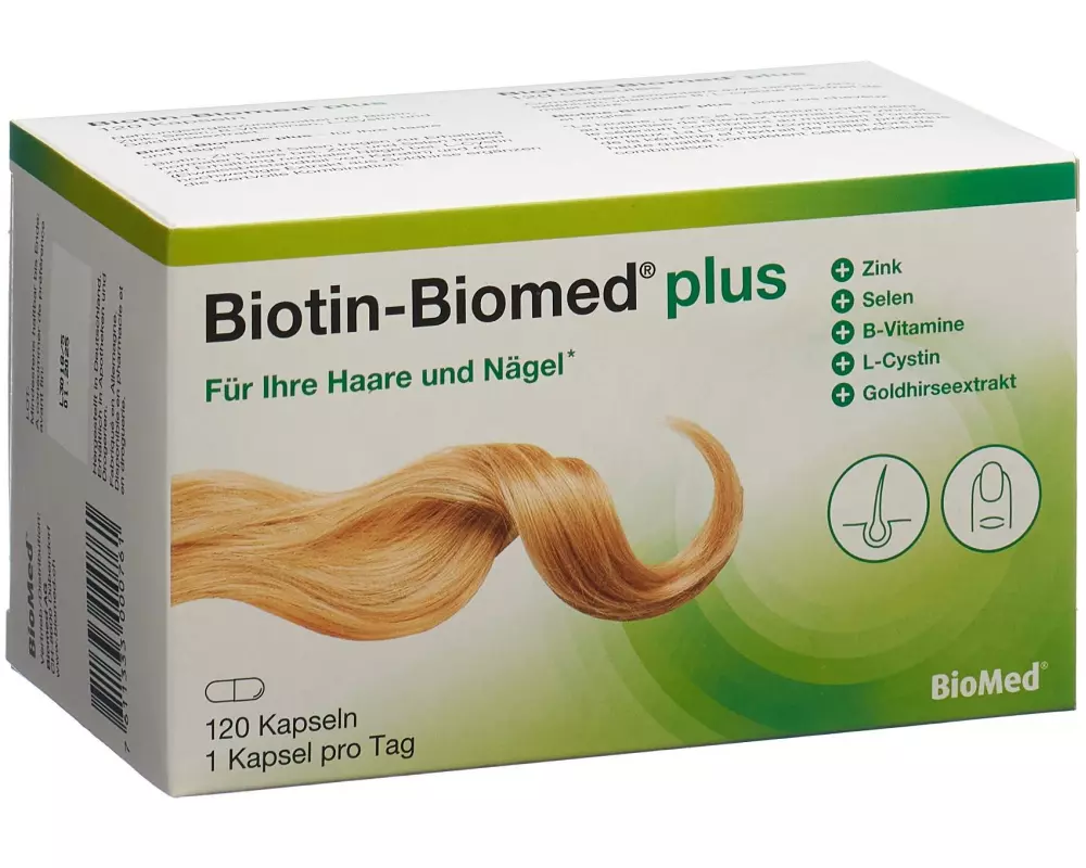 Biomed Biotin-Biomed plus 120 Kapseln