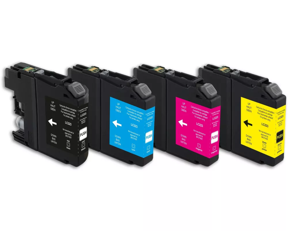 Generic Ink Tinte Brother LC223 Multipack Black/Cyan/Magenta/Yellow