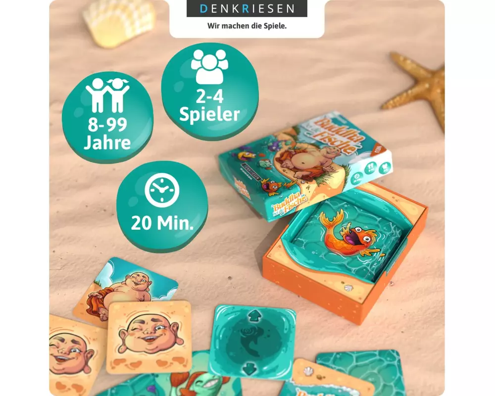 Denkriesen Kartenspiel Buddha bei die Fische -DE-