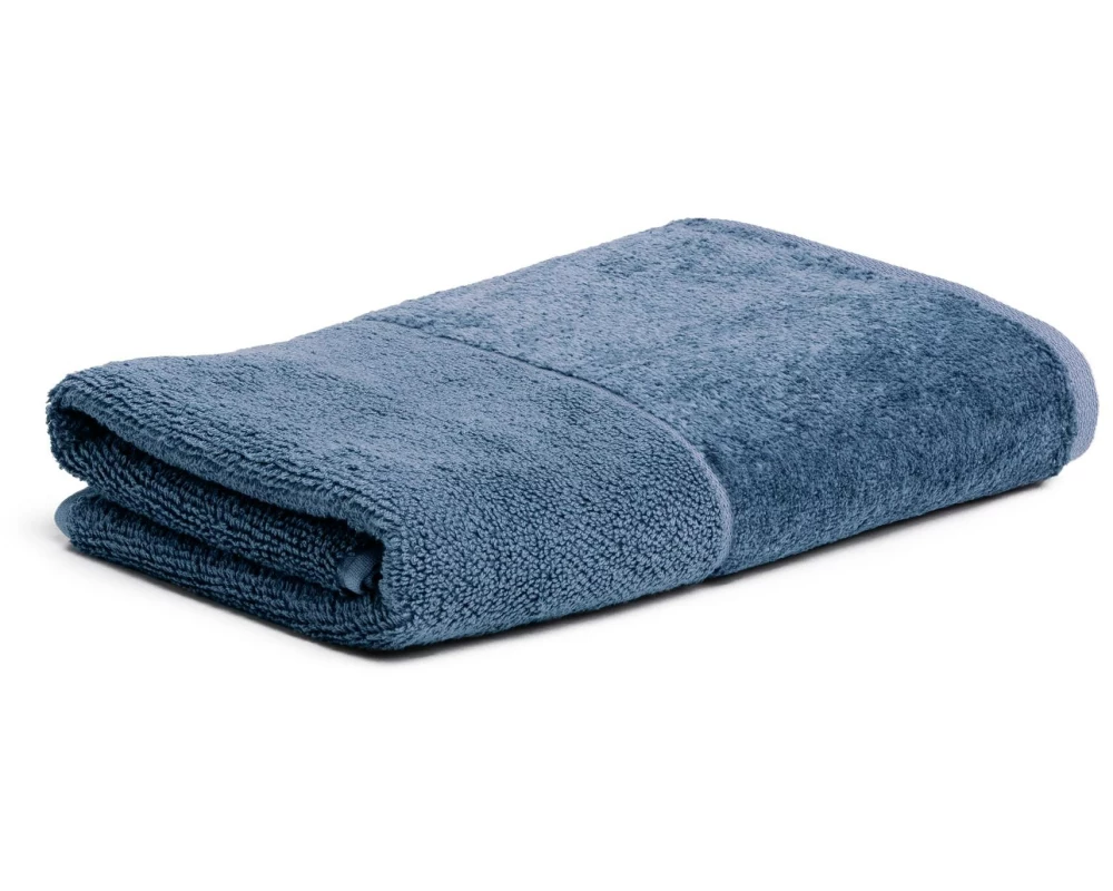 Möve Handtuch Bamboo Luxe Uni 50 x 100 cm, Eisblau