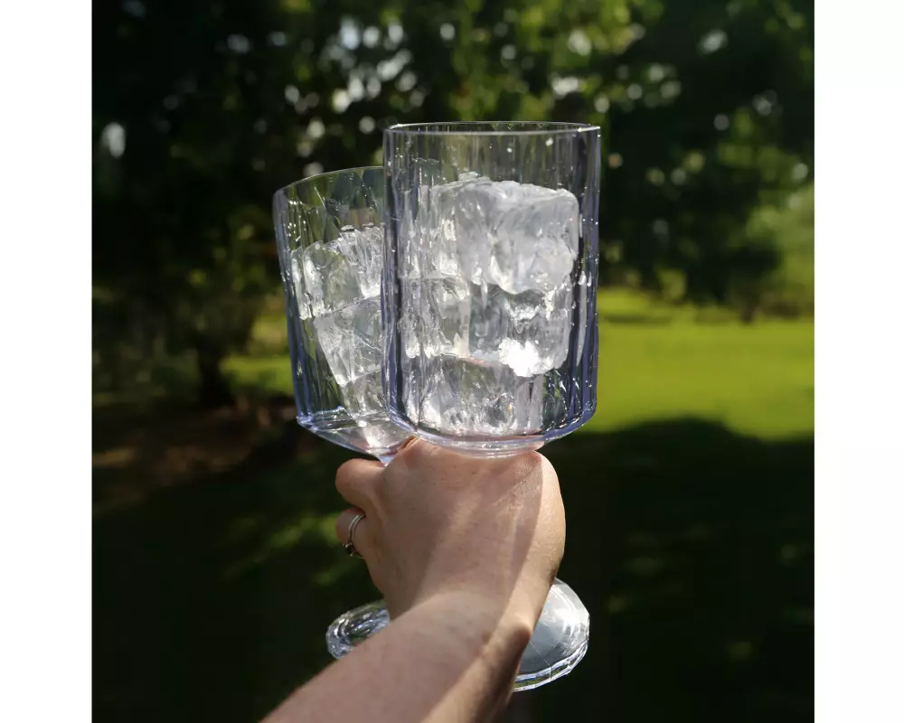 Koziol Cocktailglas Club No. 4 300 ml, 2 Stück, Aquamarine