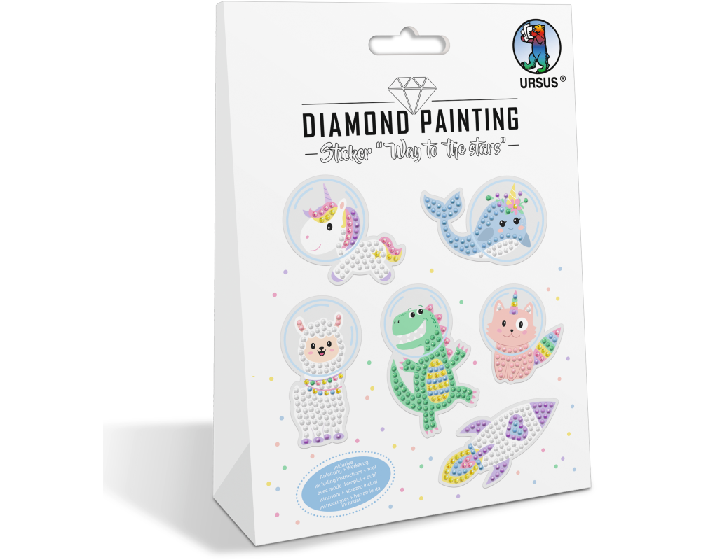 URSUS Diamond Sticker 43490003 Way to the stars 6 Sticker