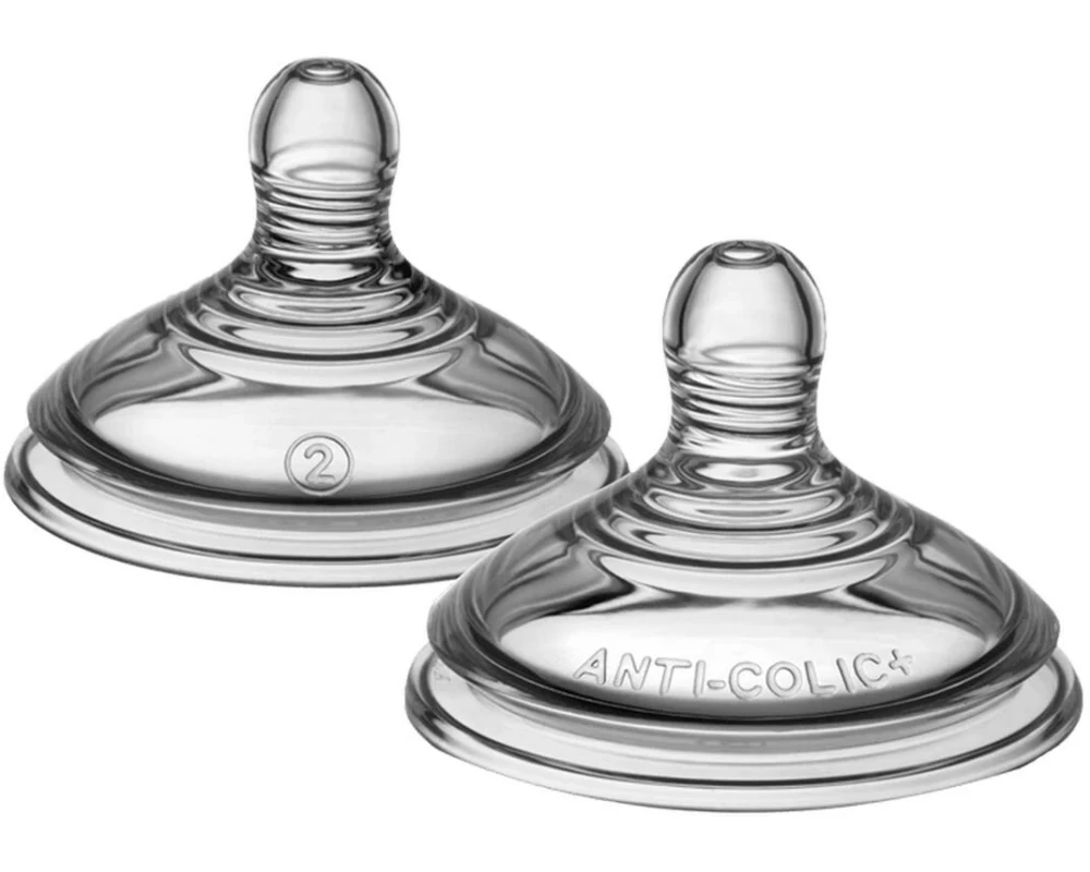 Tommee Tippee Set Anti-Kolik Flaschensauger 3+m, 2er Pack