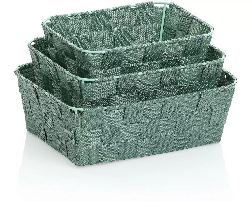 Kela Bad-Utensilienhalter Alvaro 3-teilig, Lindgrün