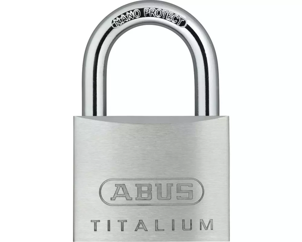 Abus Vorhängeschloss 64TI/50 Silber Aluminium